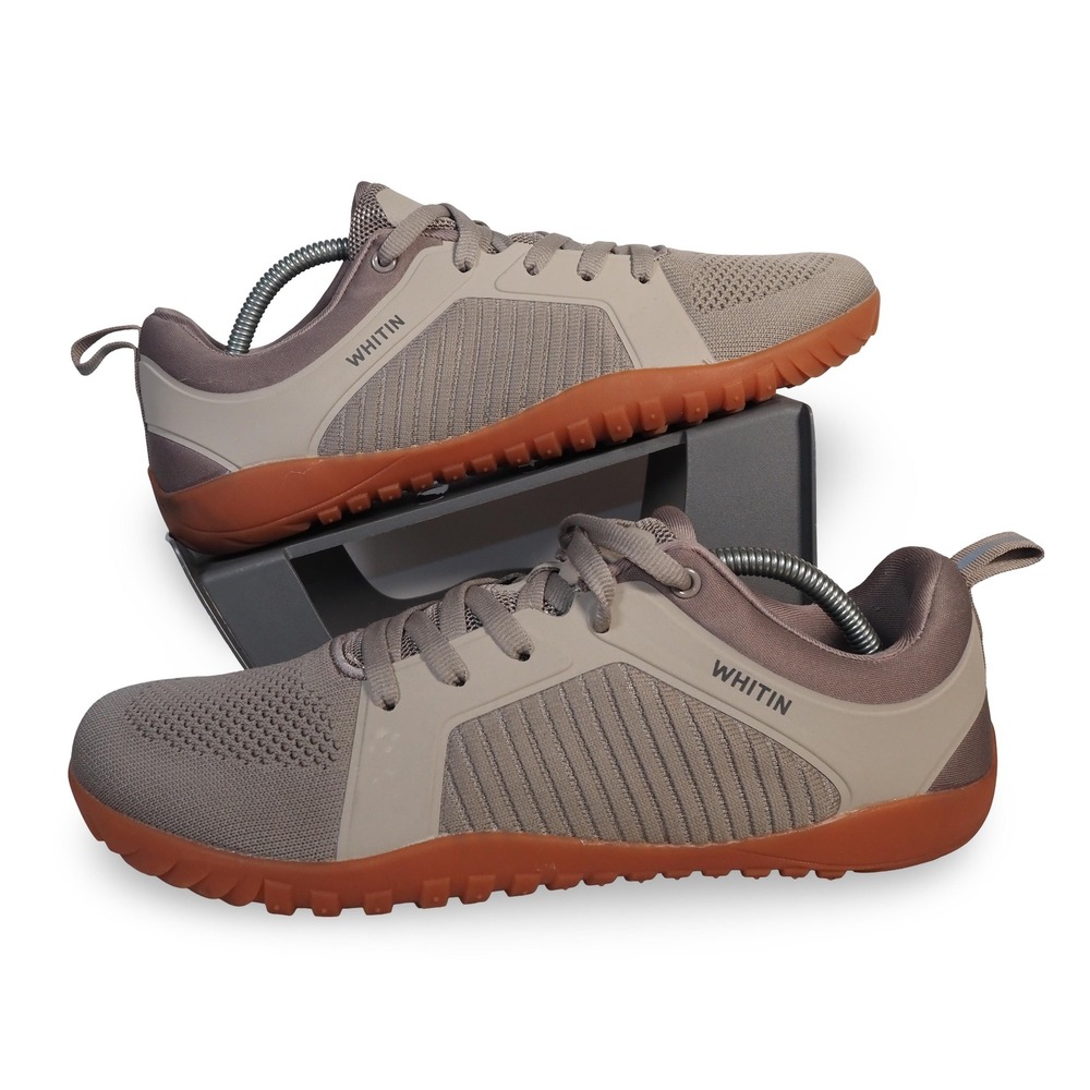 Whitin W51 Trail Running Barefoot Zero Drop Shoes Mens 11 44 Taupe Gum W51-1144
